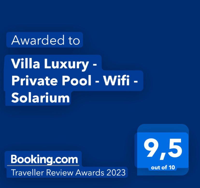 Villa Luxury - Private Pool - Wifi - Solarium Аликанте Экстерьер фото