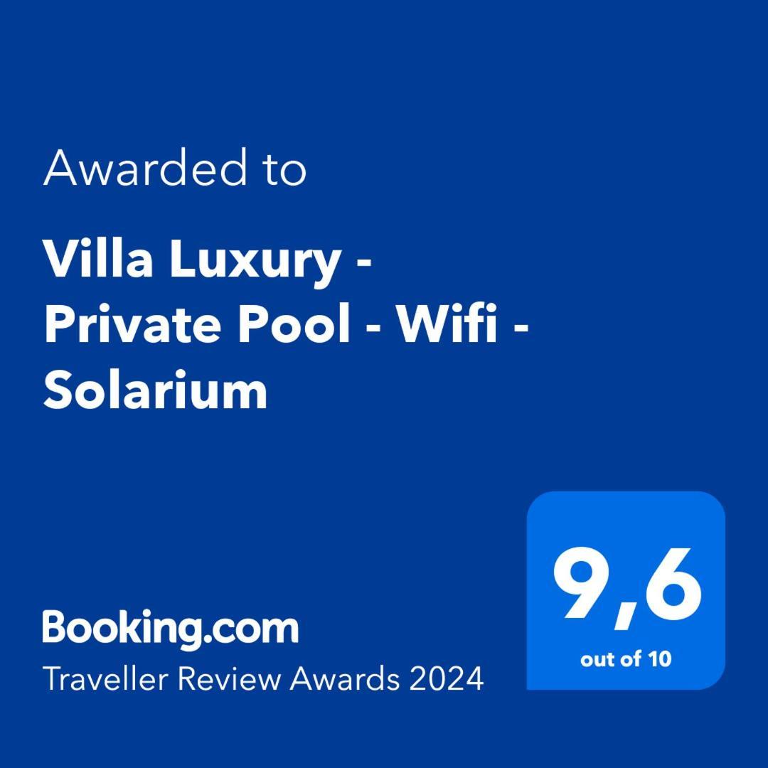 Villa Luxury - Private Pool - Wifi - Solarium Аликанте Экстерьер фото